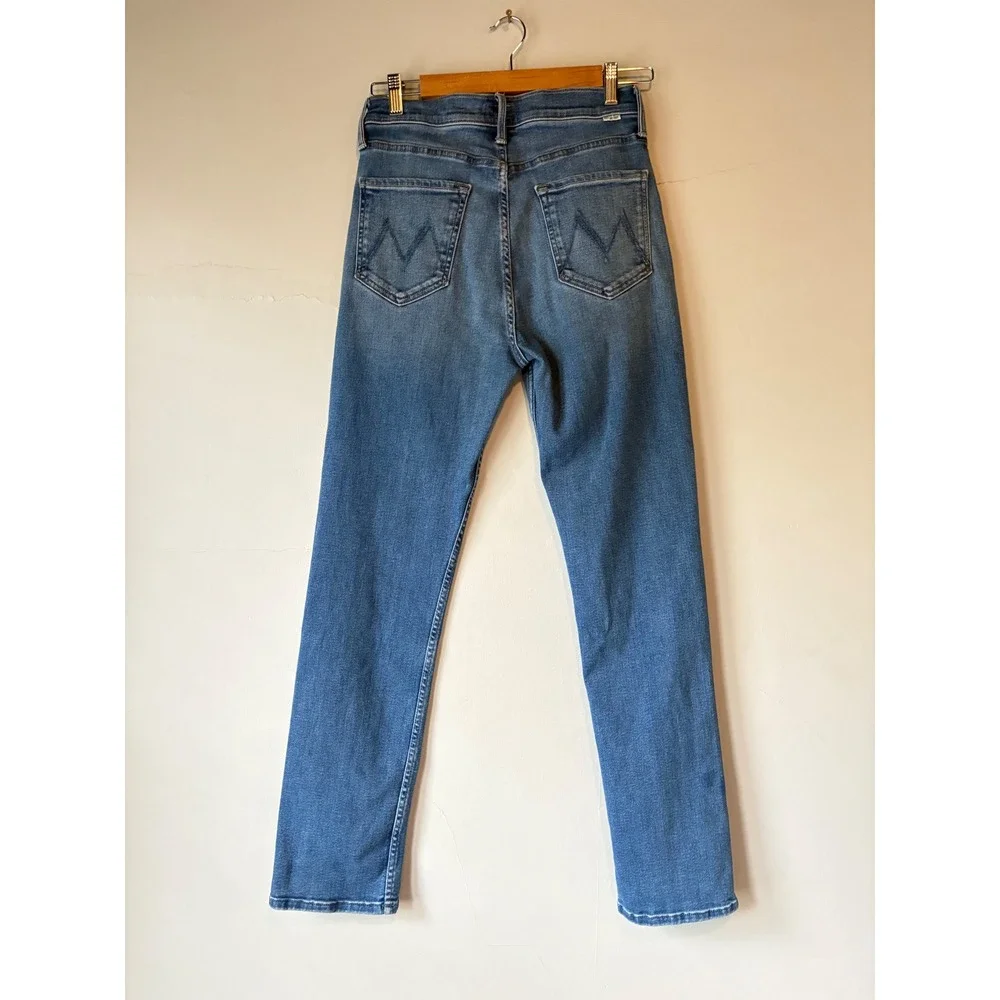 MOTHER High Waisted Rider Skimp Jeans Blue Size 26